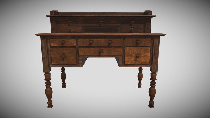 writing desk 3D Model