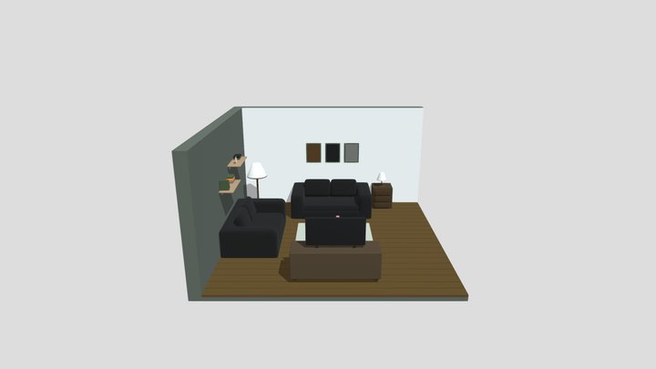 Living Room 3D Model