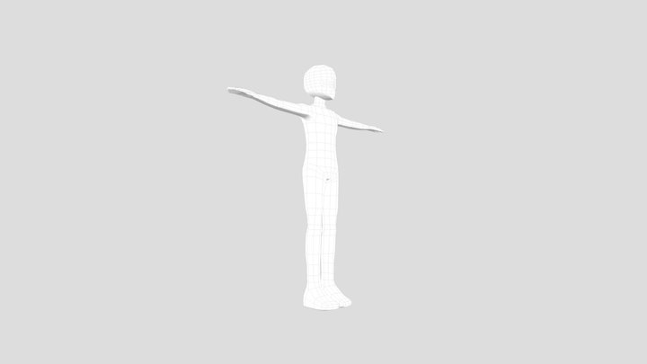 Low Poly Base 3D Model