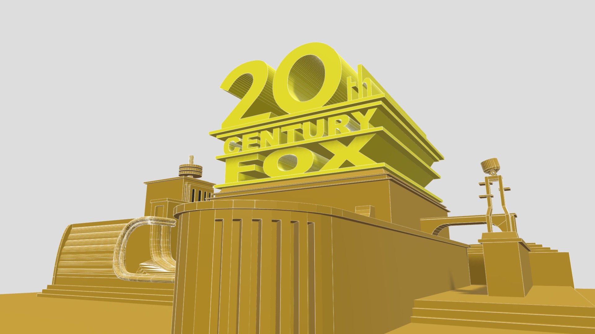 20th Century Fox Logo Remake (Fox Interactive St - Download Free 3D ...