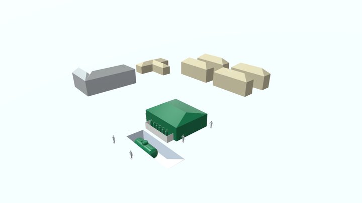 🏗️ 2. Underground LPG Tank Installation 3D Model