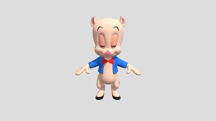 Porky Pig 3D Model