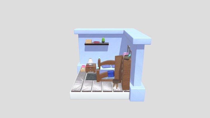 3D room 2 3D Model