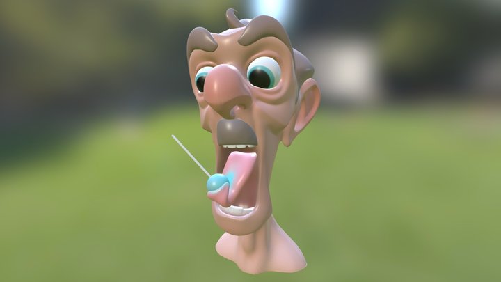 Lollipop GranPa 3D Model
