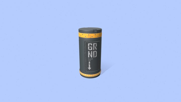 Sci Fi Gernade 3D Model
