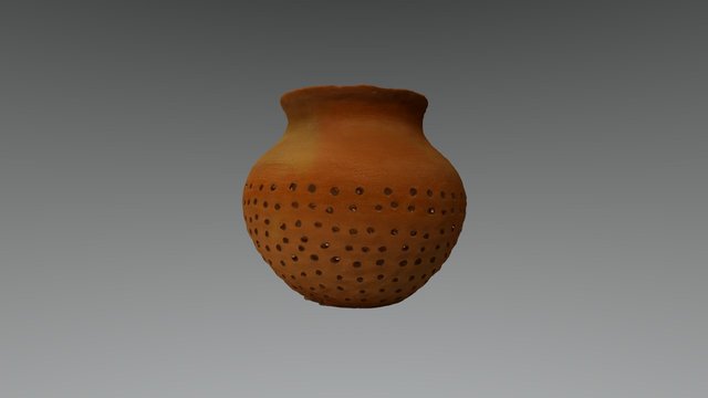 Clay Vessel 3D Model