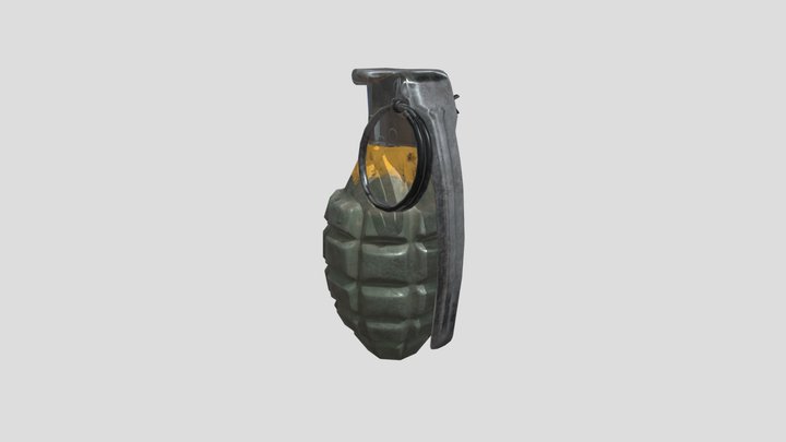MK2 “Pineapple” Grenade - Anit Sonurlekar 3D Model