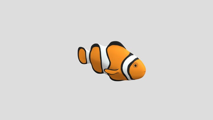 Clownfish 3D Model
