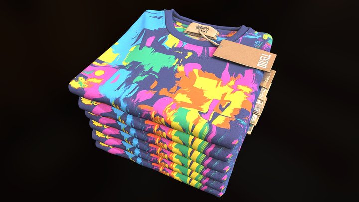 Pila Camisetas Disel ESTAMPADAS – Kostenloses 3D-Modell STL