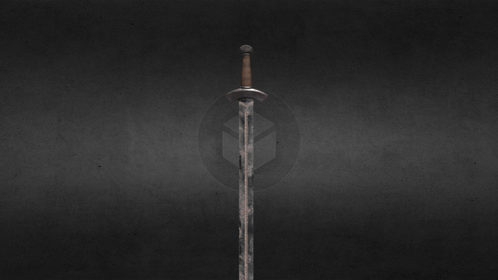 Damaged Sword — Sketchfab embed 3D viewer
