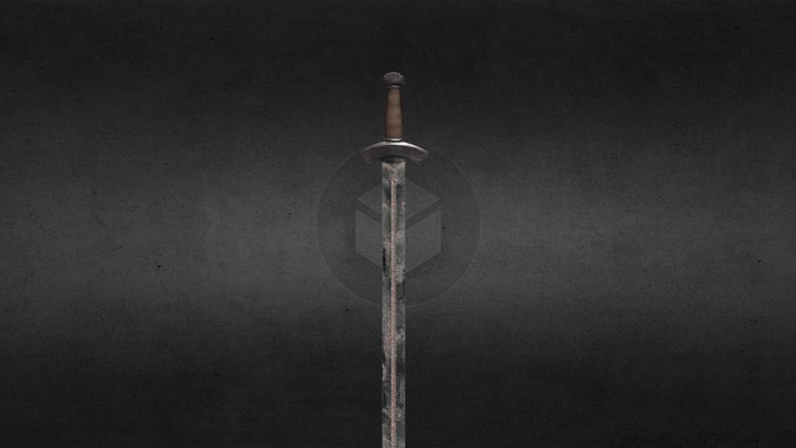 Damaged Sword 3D Model