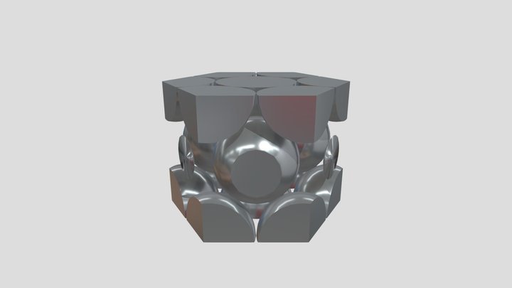 Unit Lattice(Mg) 3D Model