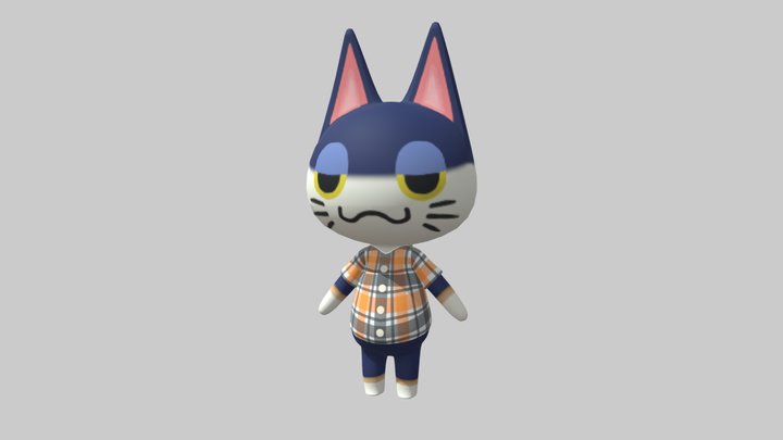 Animal Crossing: New Horizons - Punchy 3D Model
