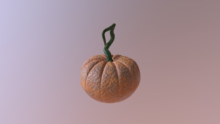 Pumpkin_Face_01 3D Model