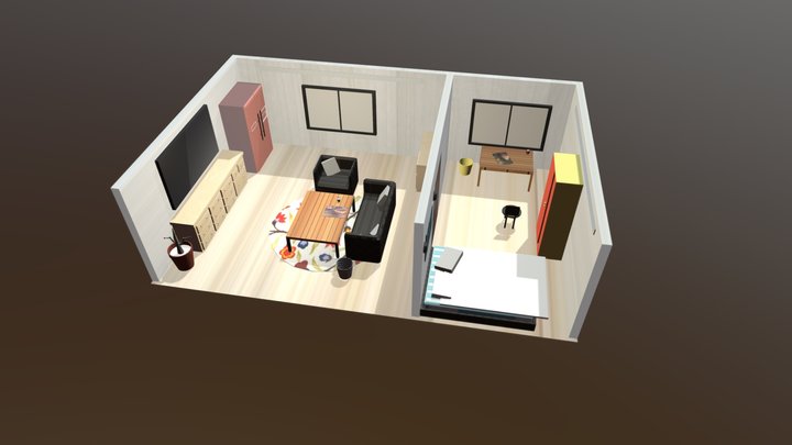 Solo Living 3D Model