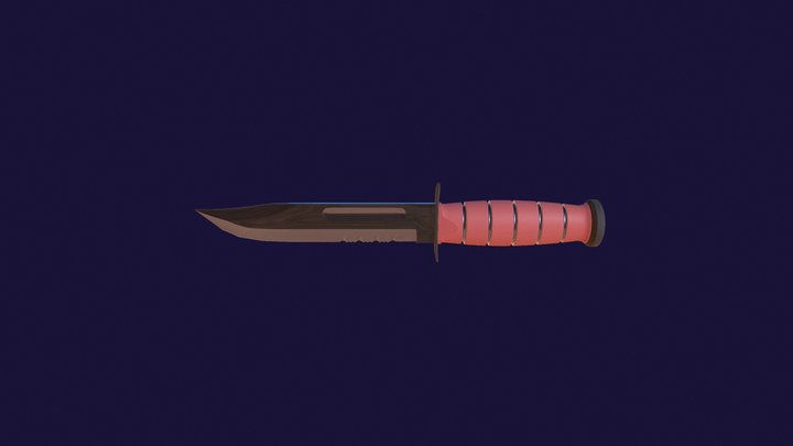 Knife 3D Model