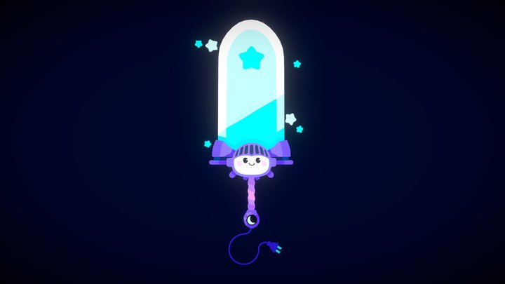 Smily Sword of Light 3D Model