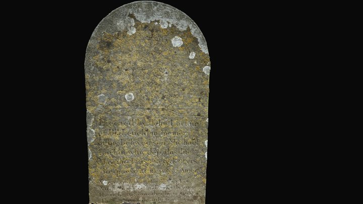 Michael Larkin (1810-39) Headstone 3D Model