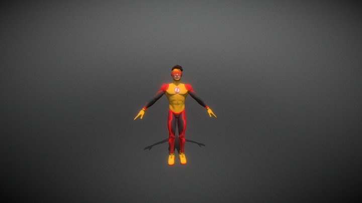 Kidflash (Bart Allen --Young Justice--) 3D Model