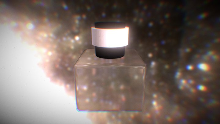 Simple Perfume/Cologne Bottle 3D Model