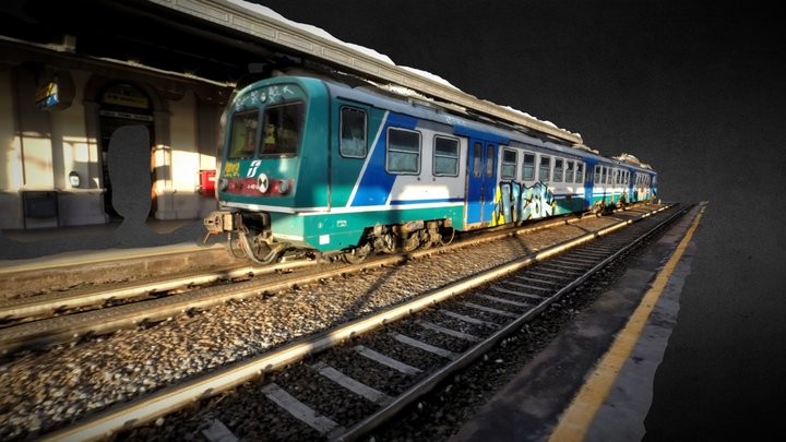 Rail station - processed by Pix4Dmapper 3D Model
