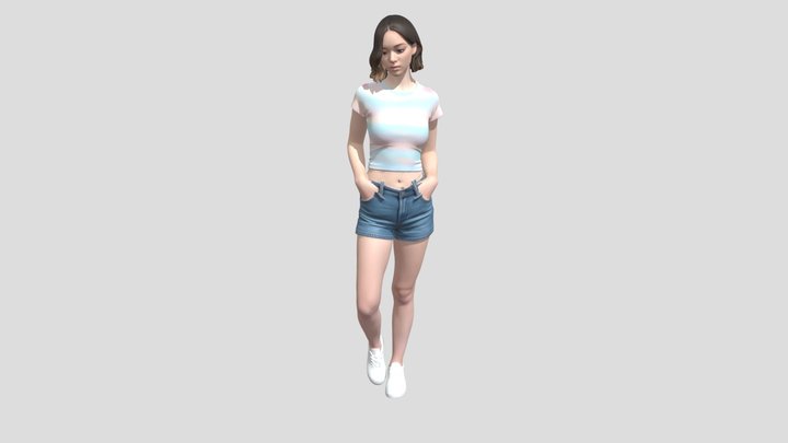 Pastel Stripes and Denim – Modelo 3D gratuito STL