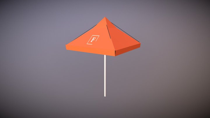 Sun Umbrella 3D Model