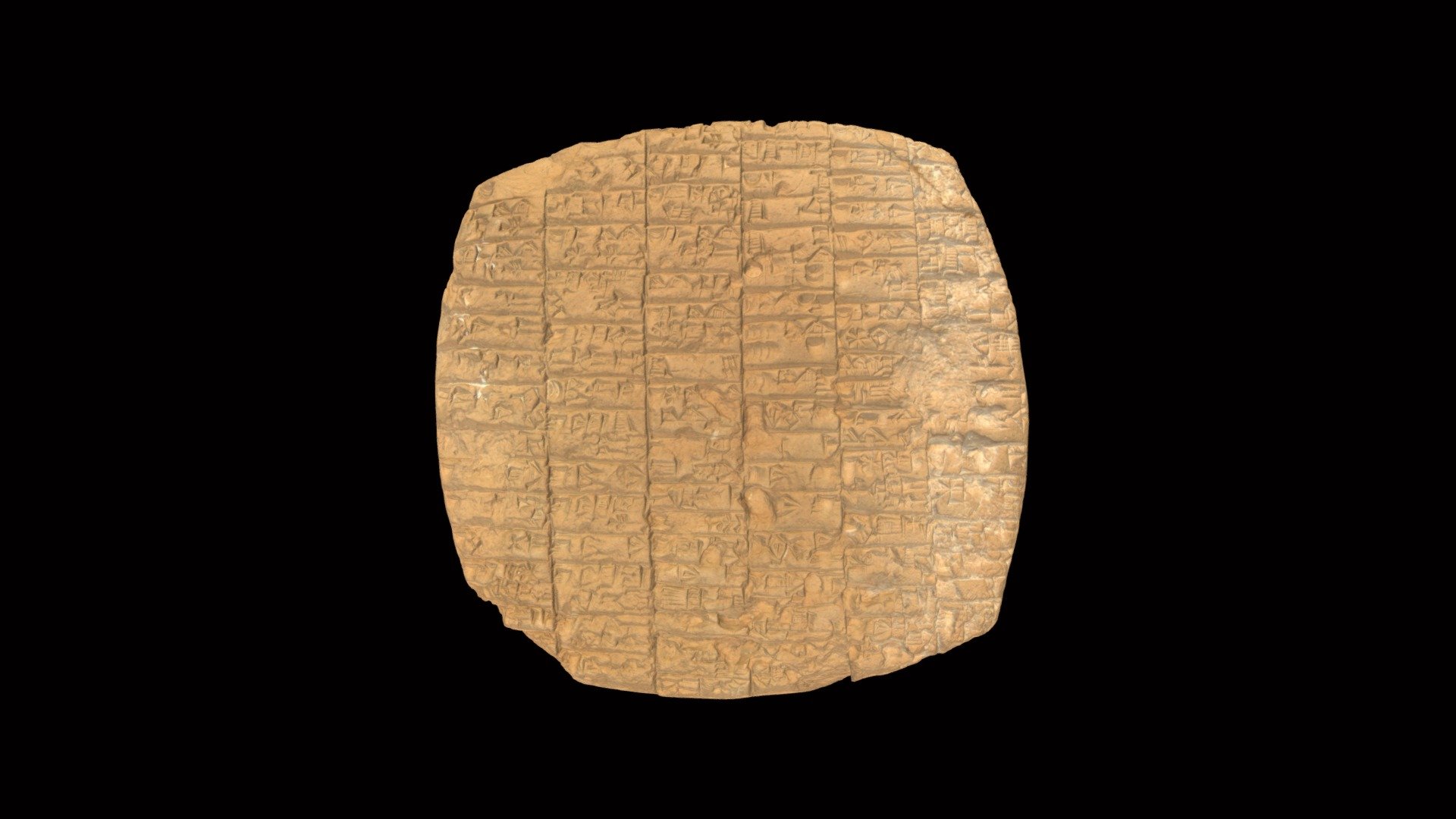 Cuneiform Tablet HMANE1903.11.2 - 3D model by Harvard Museum of the ...
