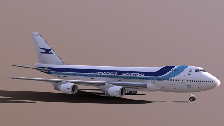 Aerolineas Argentinas 747 200 747-287B