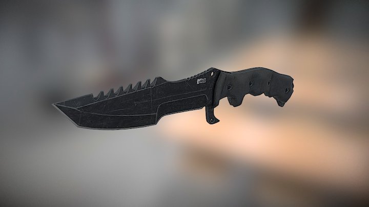 Mtech USA Xtreme tactical combat knife 3D Model