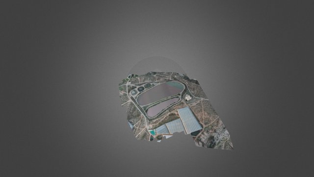 Terreno EDAR Níjar 3D Model