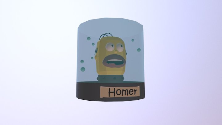 Homer Simpson 3D Model