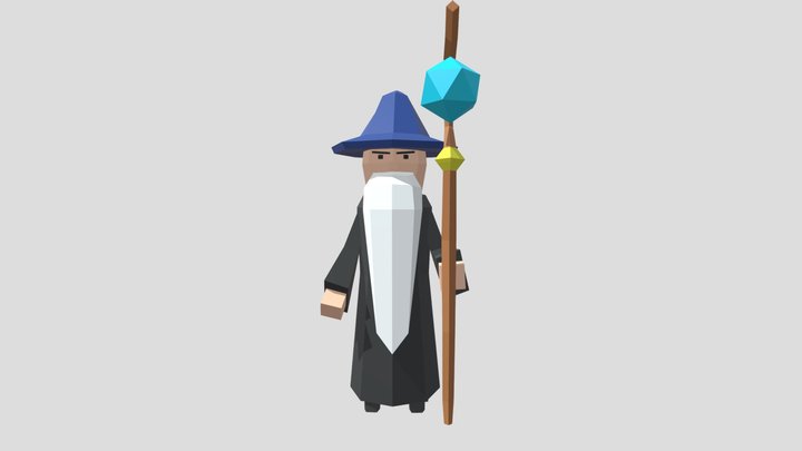 Mago Negro 3D Model