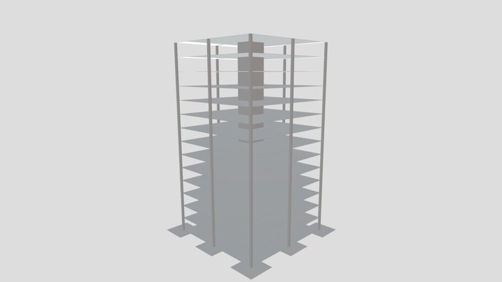 Multistoryresidentialbuildingmodel 3D Model