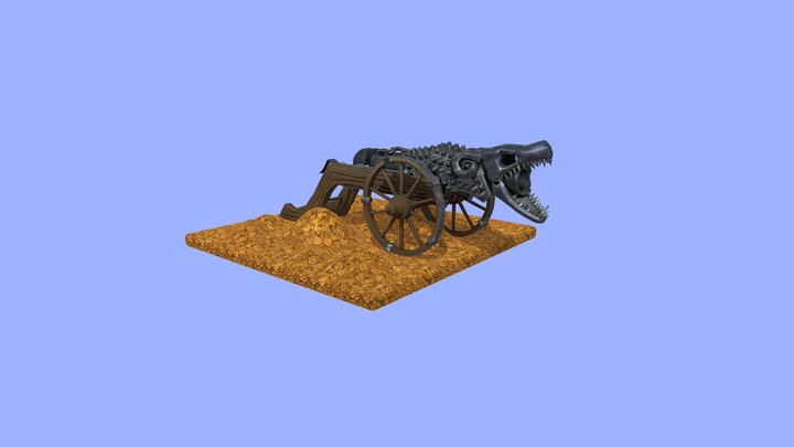 Dragon Cannon 3D Model