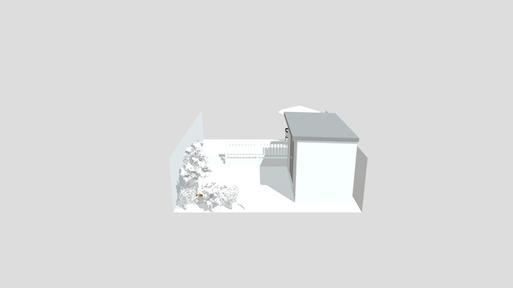 Garden Office Concept 3D Model