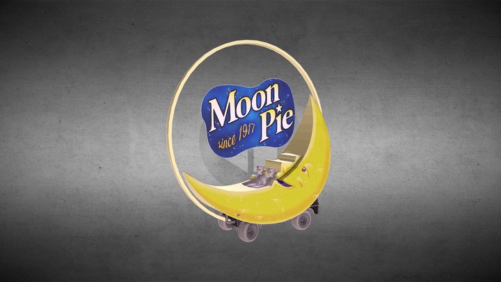 Moon Pie 3D Model