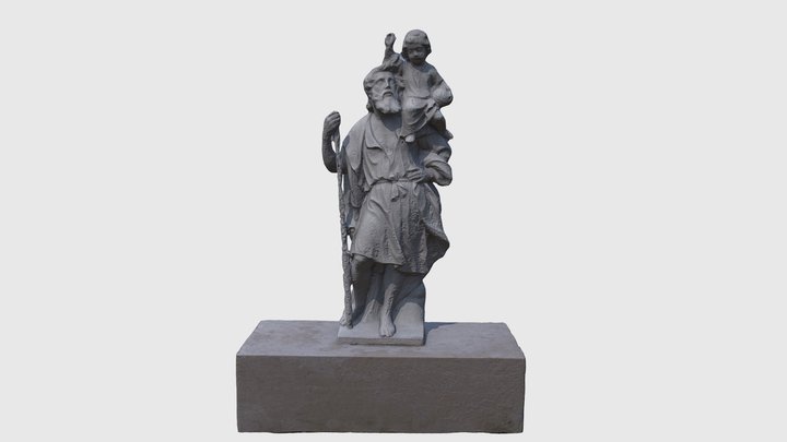 Saint Christophe, Pierre Schleiff 3D Model