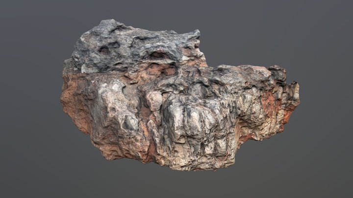 Sedimentary Rock Formation 3D Model