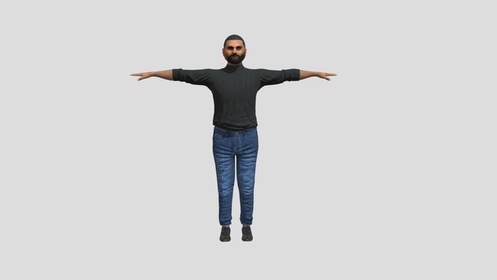 okaner (man model) 3D Model
