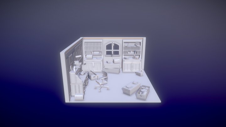 Entire Scene 3D Model