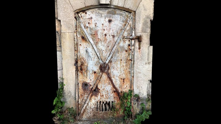 Bosnian War - Bunker Door (Scaniverse) – Modèle 3D gratuit STL