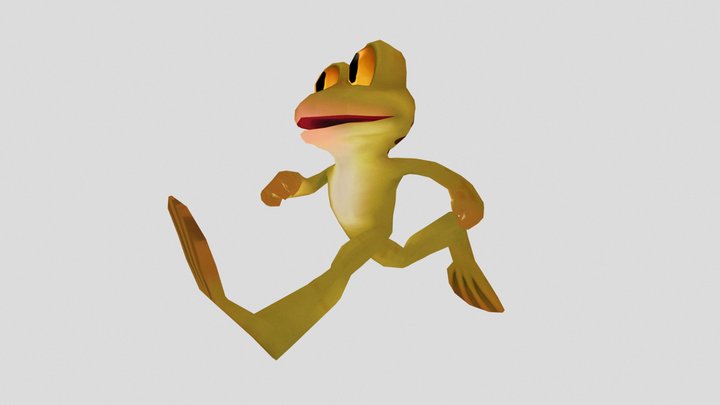 running frog 3D Model