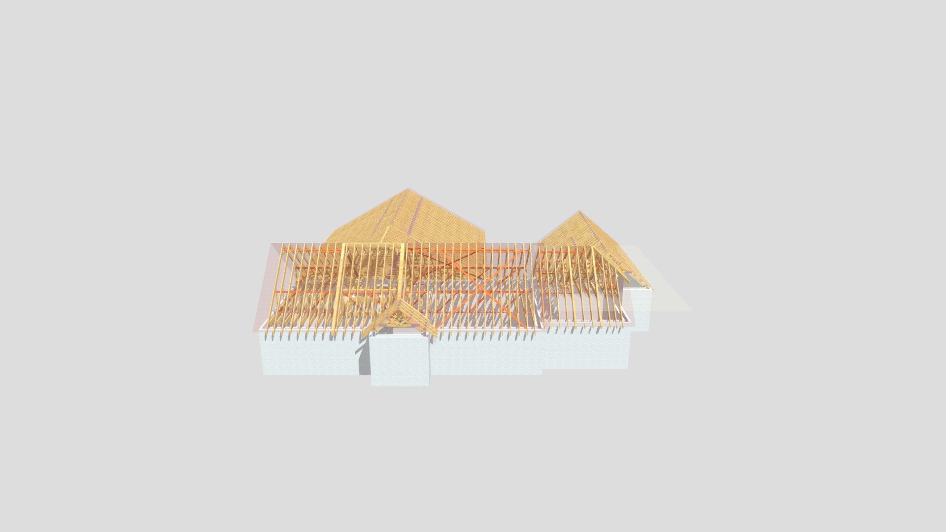 Tunnel through Attics with Raised ceiling
