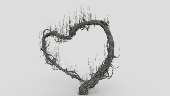 Heart Tree 3D Model