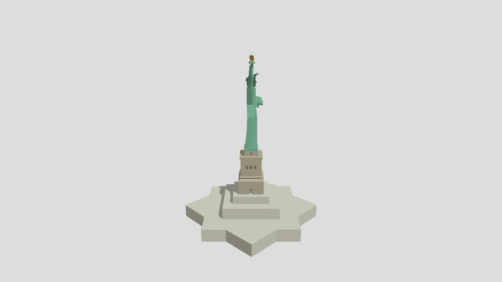 Statue of Liberty 3D Model