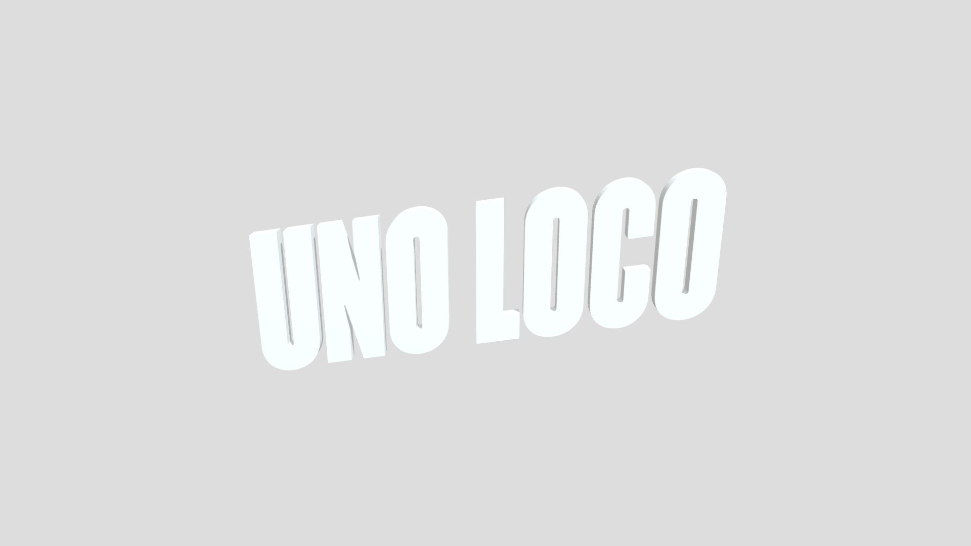 uno loco logo - 3D model by amberul [a3c79d0] - Sketchfab