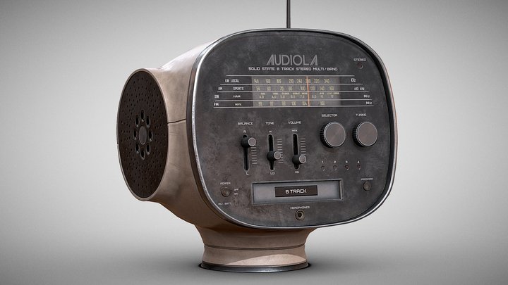 Space Age Radio 3D Model