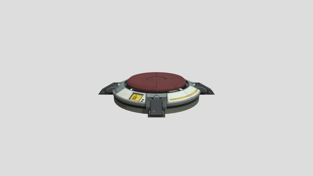 Floor Button (Activated) - Portal 2