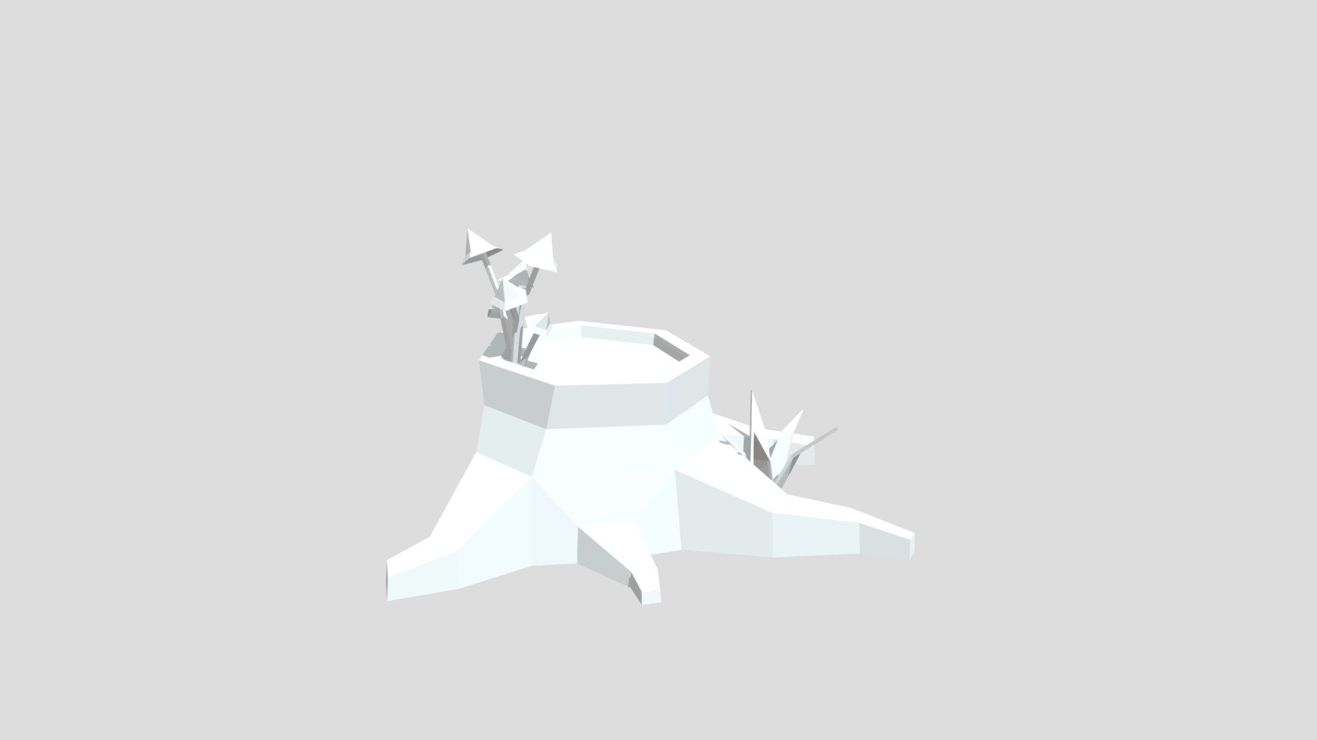 Tree stump from Poly by Google